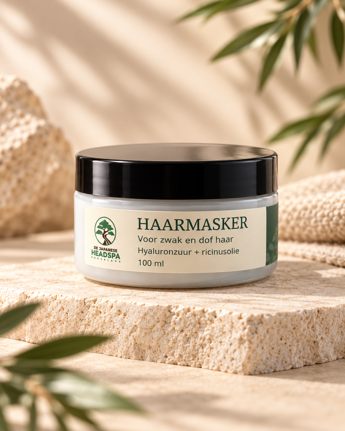 Haarmasker Hyaluronzuur + ricinusolie — De Japanese Head Spa Nederland